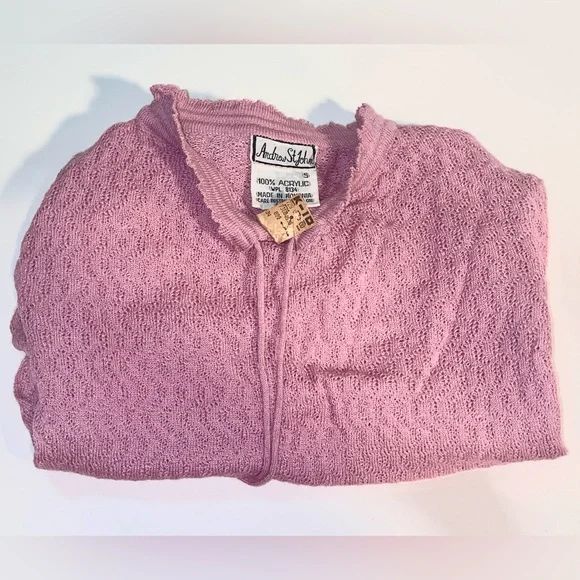 Vintage Pink Cardigan - Picture 4 of 4